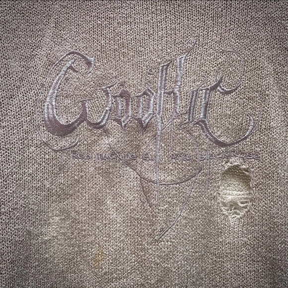 Wooha Girls Grunge Distressed Sweater Small - Picture 2 of 4